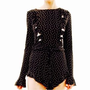 for love & lemons black polka dot romper❤️